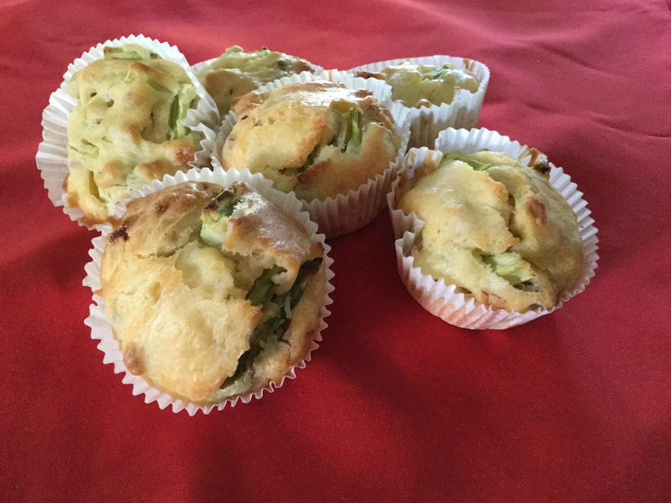 Grünspargel-Muffin